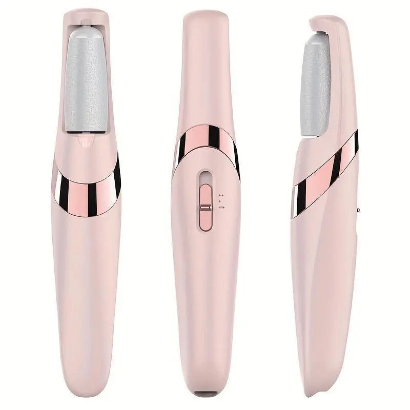 Electric Feet Callus Remover, Electronic Foot File Pedicure Tools,Waterproof Foot Scrubber File,Pedi Foot Care for Dead,Hard Cracked Dry Skin Manicure Nail Nail Care Cutics Nail Art White Compact Daily Footcallusremover Nail Drill Electric Foot File