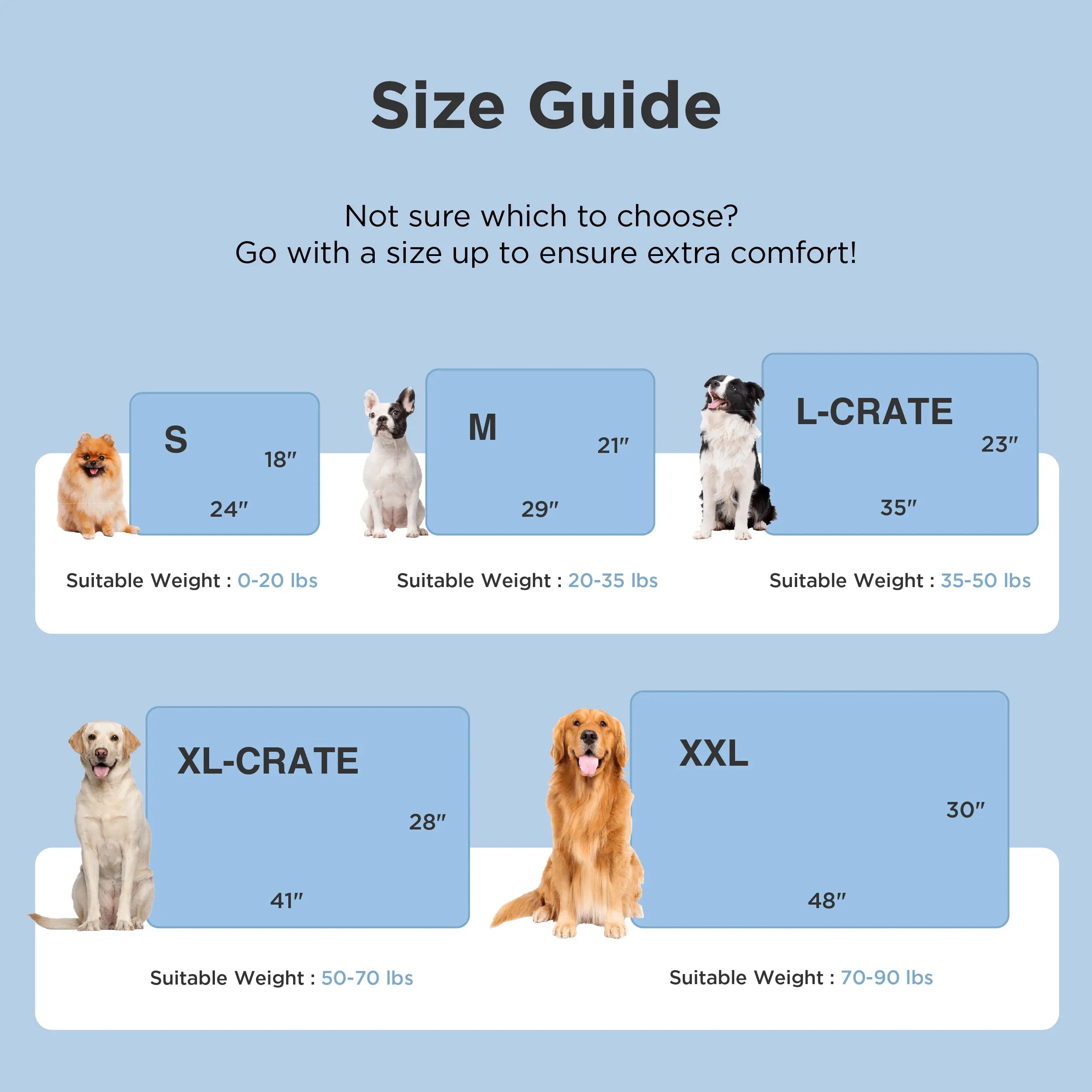 Bedsure Cooling Thin & Thick Mat for Dogs – Q-MAX>0.4 Washable Pet Cooling Pad, No Gel, No Electric, Non-Slip Summer Crate Bed for Large Dogs